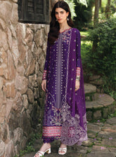Qlinekari By Qalamkar Embroidered Linen 3 Piece Unstitched Suit QLM24QL LM-15 EIMERA